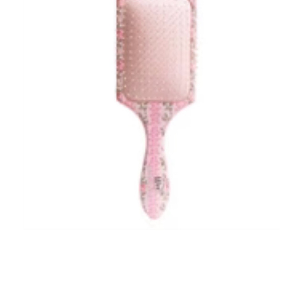 LoveShackFancy Pink Floral Paddle Brush